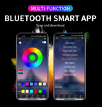 Neon LED Car Interior Ambient Foot Strip Light Kit Accessories RGB Backlight Remote App Music Control Auto Decorative Lamp